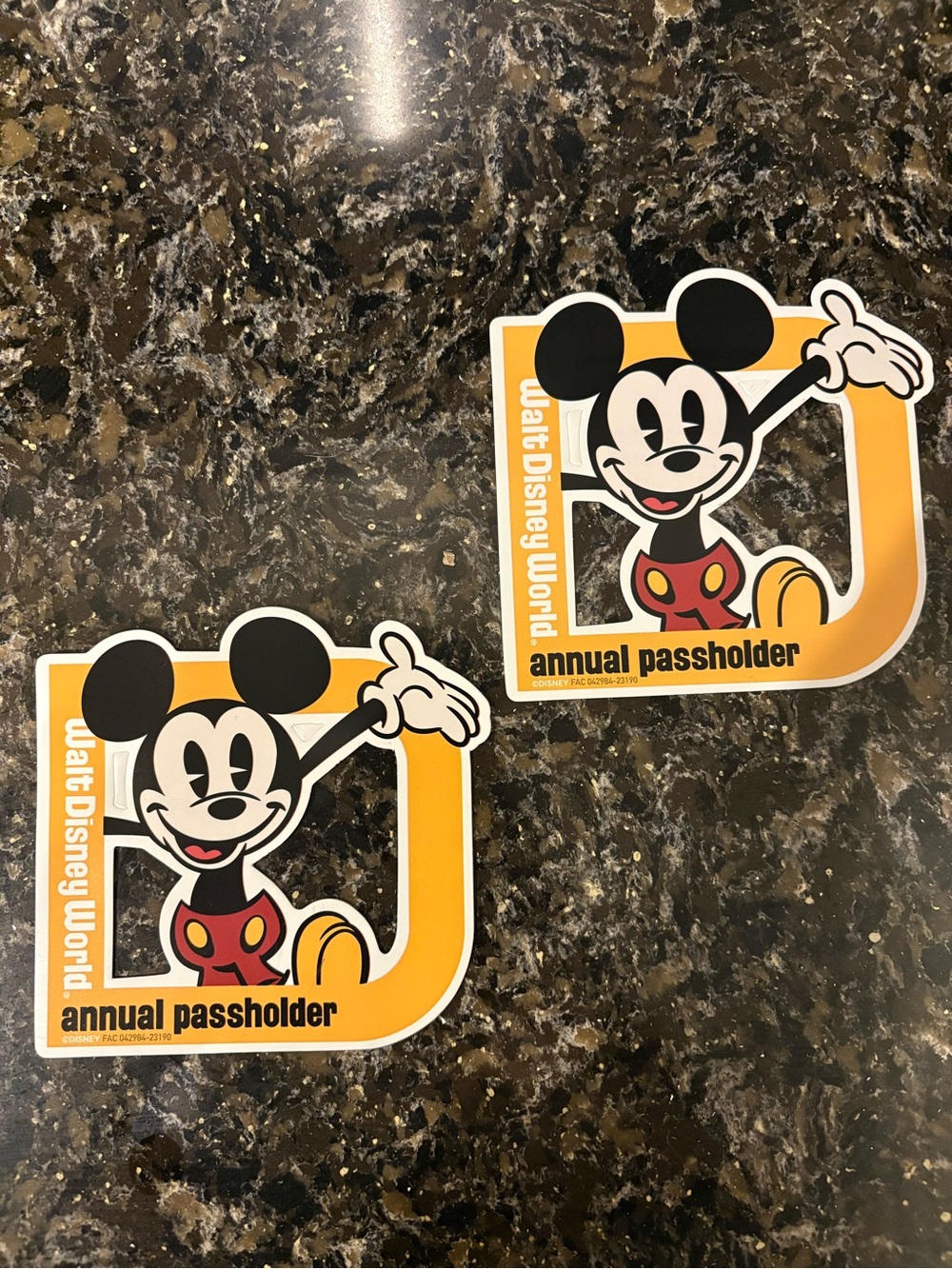 Walt Disney World Annual Passholder Mickey Magnets